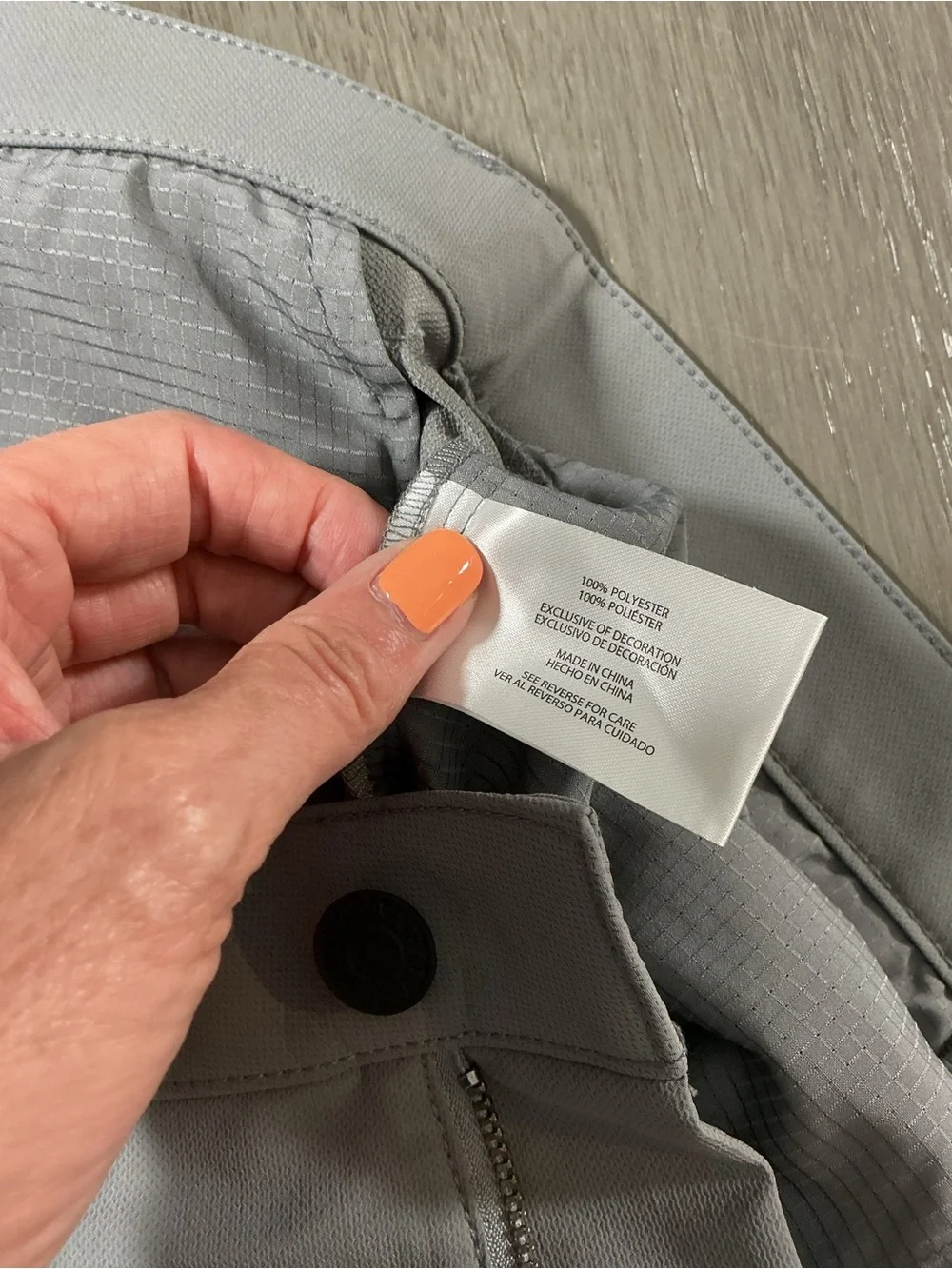 NWT Banana Republic Men’s Performance Flat Front Tech Gray Pants 30x32